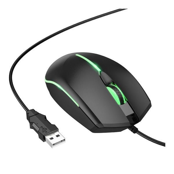 USB Мышь Игровая Hoco GM37 Wonderful gaming luminous Белый 656-02721 фото