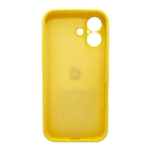 Силіконовий чохол з закритою камерою для iPhone 17 Yellow 666-04173 фото