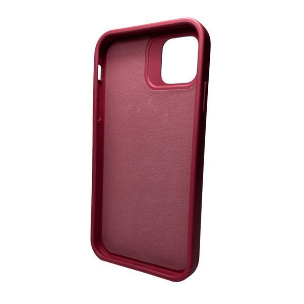 Чехол Silky Cam Protect для iPhone 12 Pro Max Wine Red 666-02425 фото