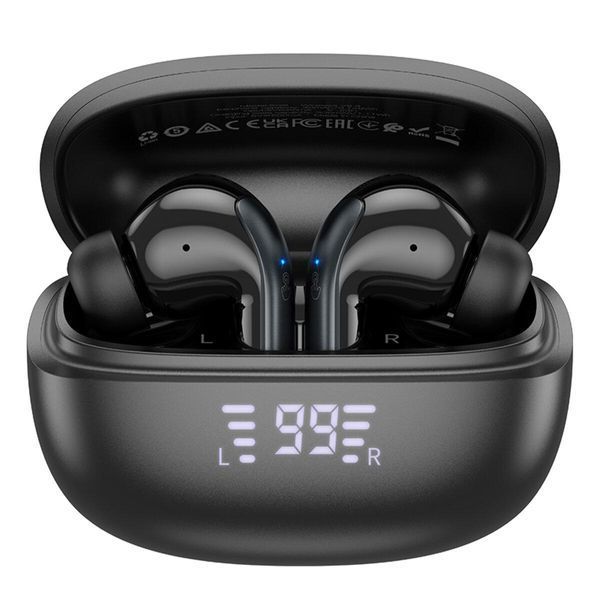Беспроводные наушники HOCO EQ5 Energy true wireless ANC+ENC noise reduction BT headset Black 656-03872 фото