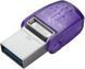 Флеш-накопичувач Kingston USB 3.2 DT microDuo 3C 128GB (Type-A/Type-C) (200Mb/s) DTDUO3CG3/128GB фото 3