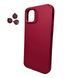 Чехол Silky Cam Protect для iPhone 12 Pro Max Wine Red 666-02425 фото 1