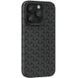 Чехол TPU Weaving для iPhone 15 (6.1") Black 555-00339 фото 1
