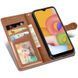 Кожаный чехол-книжка GETMAN Gallant (PU) для Samsung Galaxy A14 4G/5G Brown 777-06405 фото 2