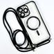 Чохол Crossbody Lanyard with Magsafe зі шнурком для iPhone 15 Black 214-02663 фото 1