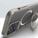 TPU+PC чехол Metal Buttons with MagSafe Carbon Ring для Apple iPhone 15 Pro (6.1") Grey 777-08080 фото 3