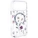 TPU+PC чехол Clear Garden with MagSafe для Apple iPhone 17 Pro Max (6.9") Cherry Petal 777-08195 фото 1
