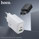 Сетевое зарядное устройство HOCO N63 Gentle PD30W+QC3.0 charger (EU) Black 6942007644358 фото 4