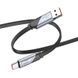 Кабель HOCO U119 USB to Type-C 5A, 1.2m, nylon, aluminum connectors, Black 6942007605007 фото 3