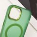 Чехол TPU+PC Lily with MagSafe для Apple iPhone 15 (6.1") Army Green 214-03583 фото 5