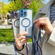 Чехол Crossbody Lanyard with Magsafe с шнурком для iPhone 13 Green 214-02613 фото 10