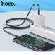 Кабель HOCO X14 Type-C to Type-C 60W, 1m, nylon, aluminum connectors, Black 6931474752215 фото 7