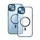 Чохол Baseus Frame Series Magnetic Case+Glass 0.22mm для iPhone 14 Blue 757-00219 фото 2