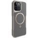 TPU+PC чехол Metal Buttons with MagSafe Carbon Ring для Apple iPhone 15 Pro (6.1") Grey 777-08080 фото 1