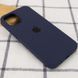 Чехол Silicone Case Full Protective для Apple iPhone 14 Plus (6.7") Midnight blue 555-04055 фото 2