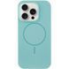 Силиконовый чехол с MagSafe для iPhone 11 Pro Max Marine Green 214-01741 фото 1