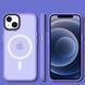 TPU+PC чохол Metal Buttons with MagSafe Colorful для Apple iPhone 13 (6.1") Light Purple 555-03073 фото 2