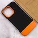Чохол TPU+PC Bichromatic для Apple iPhone 13 Pro Max (6.7") Black / Orange 555-04005 фото 4