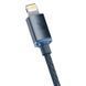 Кабель Baseus Crystal Shine Series Fast Charging Data Cable Type-C to iP 20W 2m Black CAJY000301 фото 5