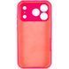 Силиконовый чехол Silk Full Camera Protective для Apple iPhone 17 Pro (6.3") Barbie pink 777-09936 фото 3