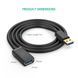 Удлинитель UGREEN US129 USB 3.0 Extension Male Cable 1m (Black) (UGR-10368) UGR-10368 фото 4