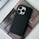 Чехол TPU Weaving для iPhone 15 (6.1") Black 555-00339 фото 3