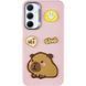 Чехол TPU Leather Toys для Samsung Galaxy A16 4G/5G Capybara / Pink 555-00931 фото 3