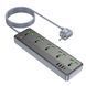 Сетевой удлинитель BOROFONE BAC4A Lord 5 position socket(1C3A)(EU) Black 656-03205 фото 6