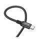 Кабель HOCO X14 Type-C to Type-C 60W, 1m, nylon, aluminum connectors, Black 6931474752215 фото 5