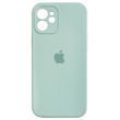 Силіконовый чохол з закритою камерою для iPhone 12 Mint 208-00786 фото