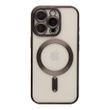 Чехол TPU Metallic Chrome Full Camera with Magsafe для iPhone 15 Pro Black