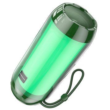 Портативна колонка BOROFONE BR25 Crazy sound colorful luminous BT speaker Dark Green 656-00709 фото