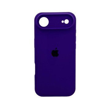 Силиконовый чехол с закрытой камерой для iPhone 17 Air Dark Purple 666-04374 фото