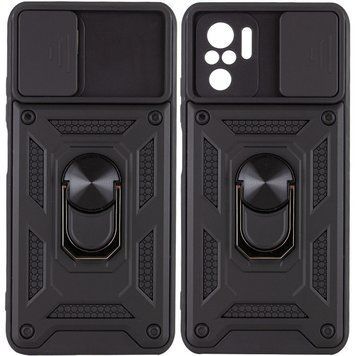 Ударопрочный чехол Camshield Serge Ring для Xiaomi Redmi Note 10 / Note 10s / Poco M5s Black 777-04661 фото
