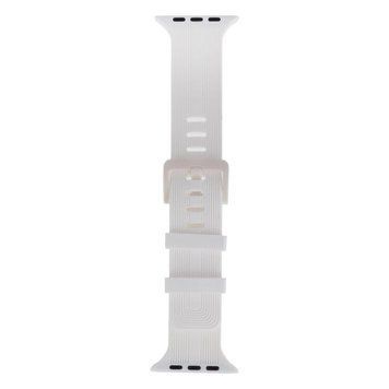 Ремешок для Apple Watch Band Silicone Shine 42/44/45/49mm White 212-02070 фото