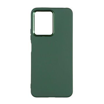 Чохол Silicone Cover Metal frame для Xiaomi Redmi Note 12 Pro+ 5G Army green 208-03587 фото
