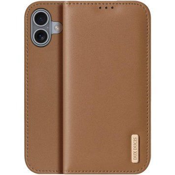 Чехол-книжка Dux Ducis Hivo для Apple iPhone 17 (6.3") Brown 777-08187 фото