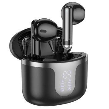 Беспроводные наушники HOCO EQ7 Snowflake true wireless BT headset Black 656-03873 фото