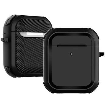 Футляр протиударний Black ed. для навушників Airpods 1/2 Black 203-00426 фото