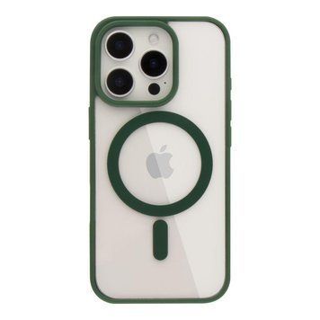 Чохол NEW TPU Color with Magsafe для iPhone 16 Pro Forest Green 214-02569 фото