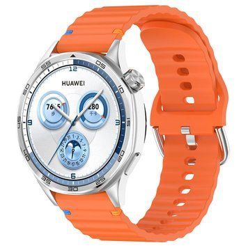 Силіконовий ремінець Wavy для Smart Watch 22mm Orange 212-01688 фото