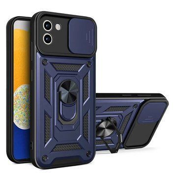 Ударопрочный чехол Camshield Serge Ring для Samsung Galaxy A03 Blue 777-04605 фото