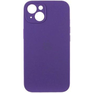 Чехол Silicone Case Full Size with Frame для iPhone 15 Plus Amethyst 208-05062 фото