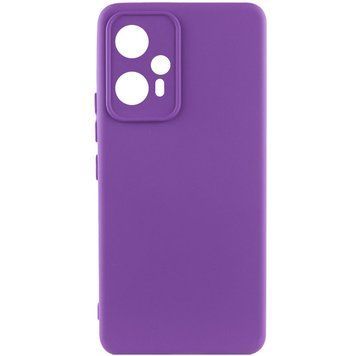 Чехол Silicone Cover Lakshmi Full Camera для Xiaomi Redmi Note 12T Pro Purple 777-06946 фото