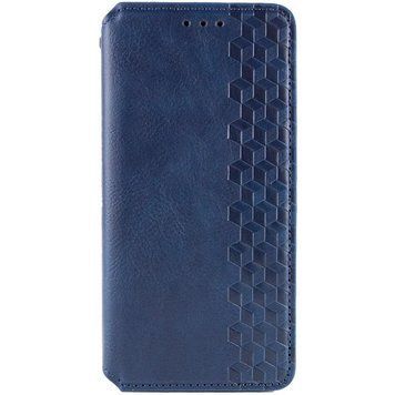 Шкіряний чохол-книжка GETMAN Cubic (PU) для Samsung Galaxy A18 / A17 Синій ILSO-00000080420-5 фото