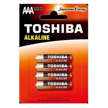 Батарейка Toshiba LR3 Red Alkaline (4шт) 4904530594922 фото