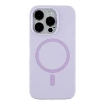 Чехол Glow Silicone Case with Magsafe для iPhone 14 Pro Light purple 214-03906 фото