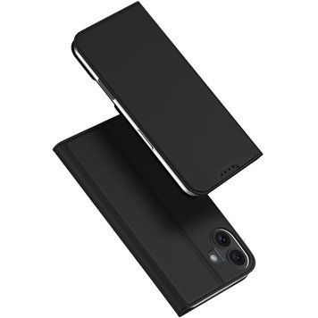 Чохол-книжка Dux Ducis з кишенею для візиток для iPhone 16 Black 208-04876 фото