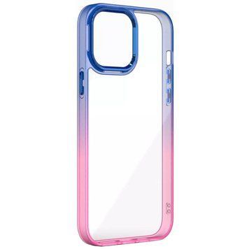 Чехол TPU+PC Fresh sip series для Xiaomi Redmi 9C Розовый / Синий 777-06656 фото