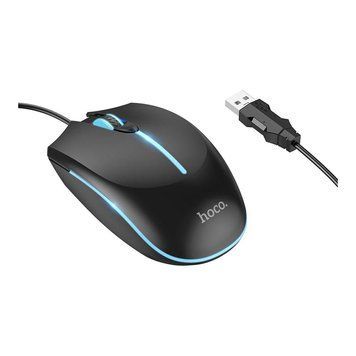 USB Мышь Игровая Hoco GM37 Wonderful gaming luminous Черный 656-02722 фото